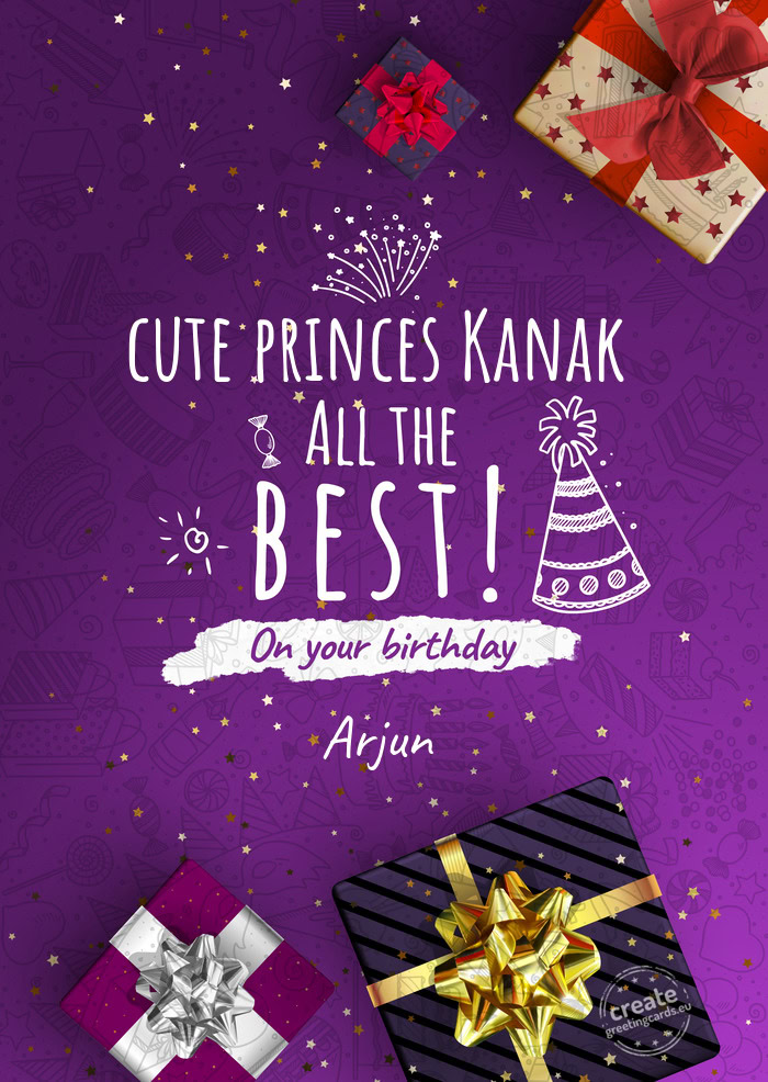 Cute princes Kanak Arjun