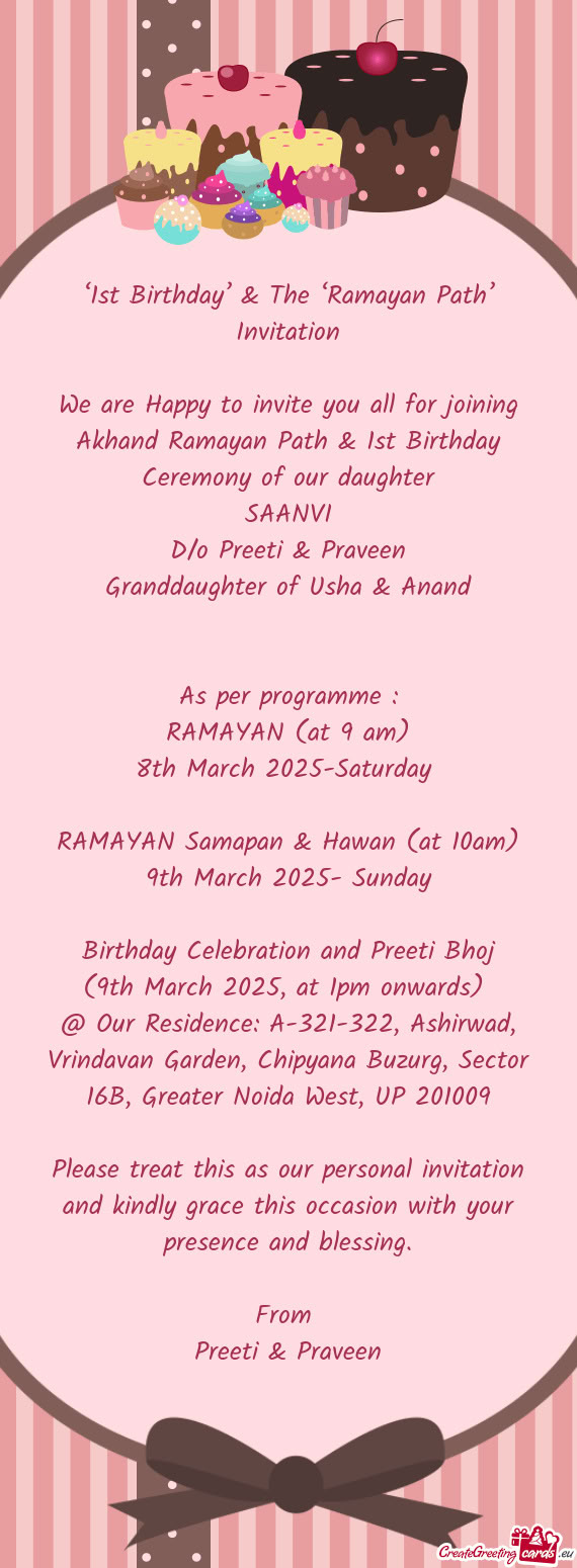 D/o Preeti & Praveen