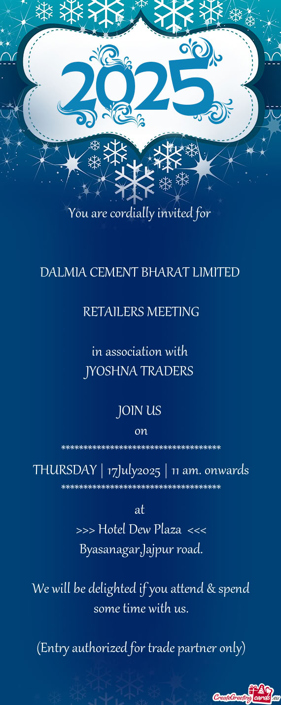DALMIA CEMENT BHARAT LIMITED