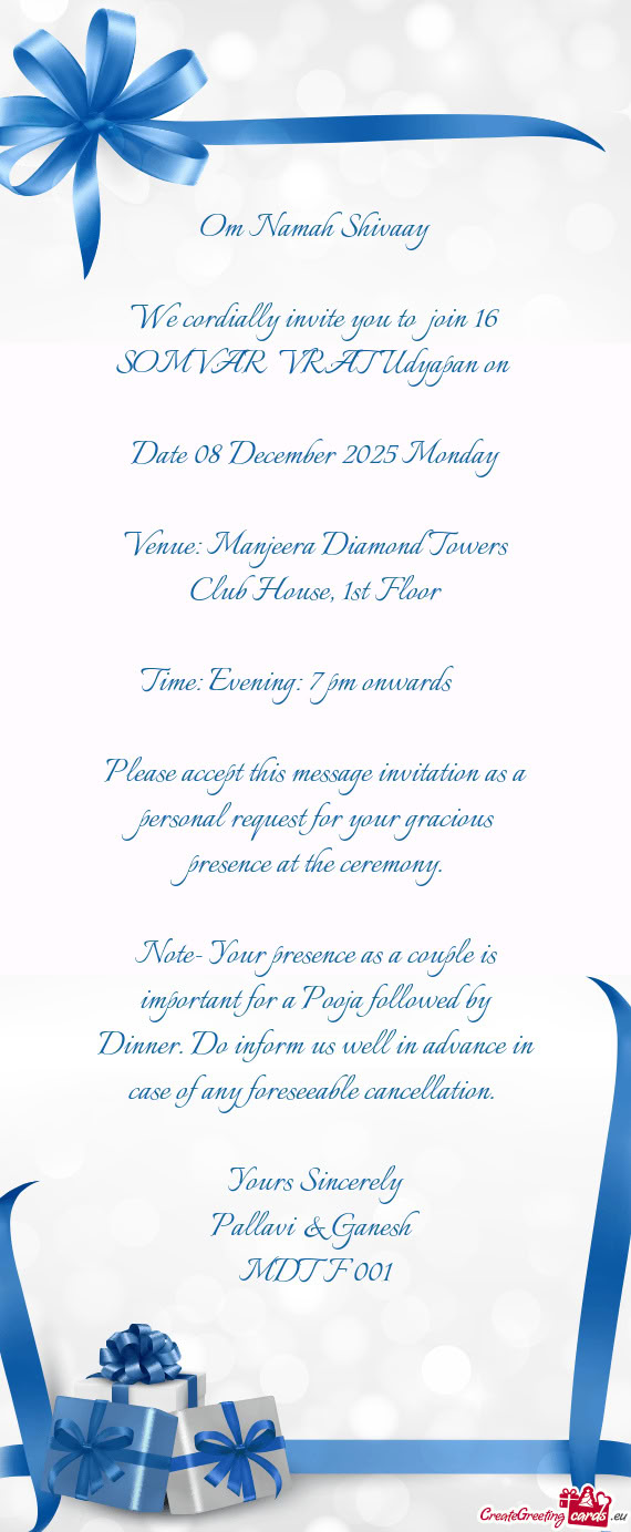 Date 08 December 2025 Monday