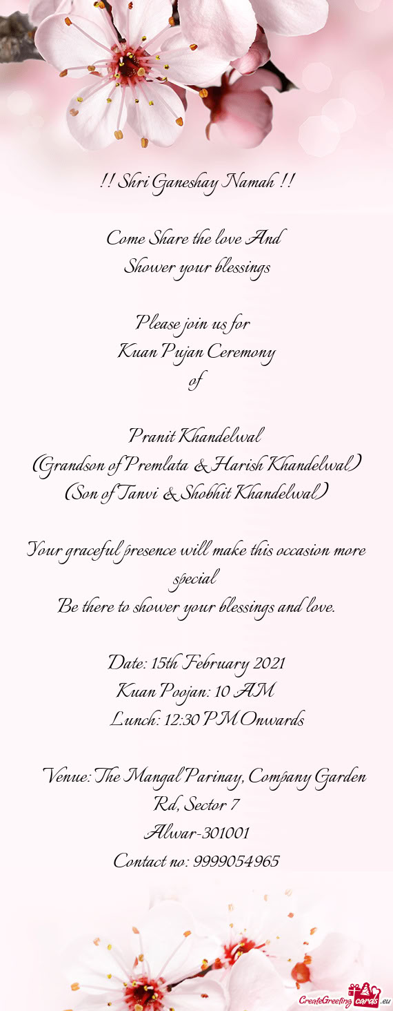 Date: 15th February 2021