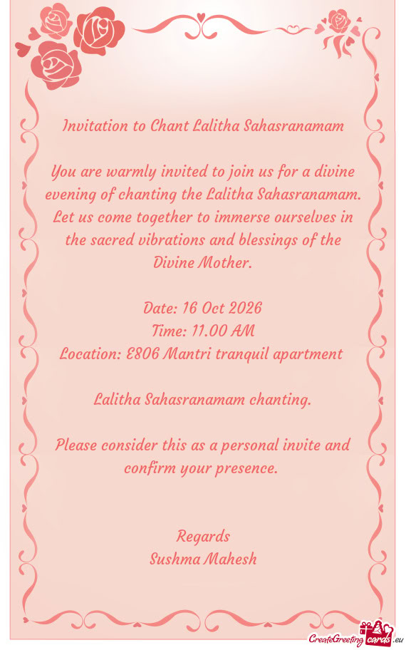 Date: 16 Oct 2026