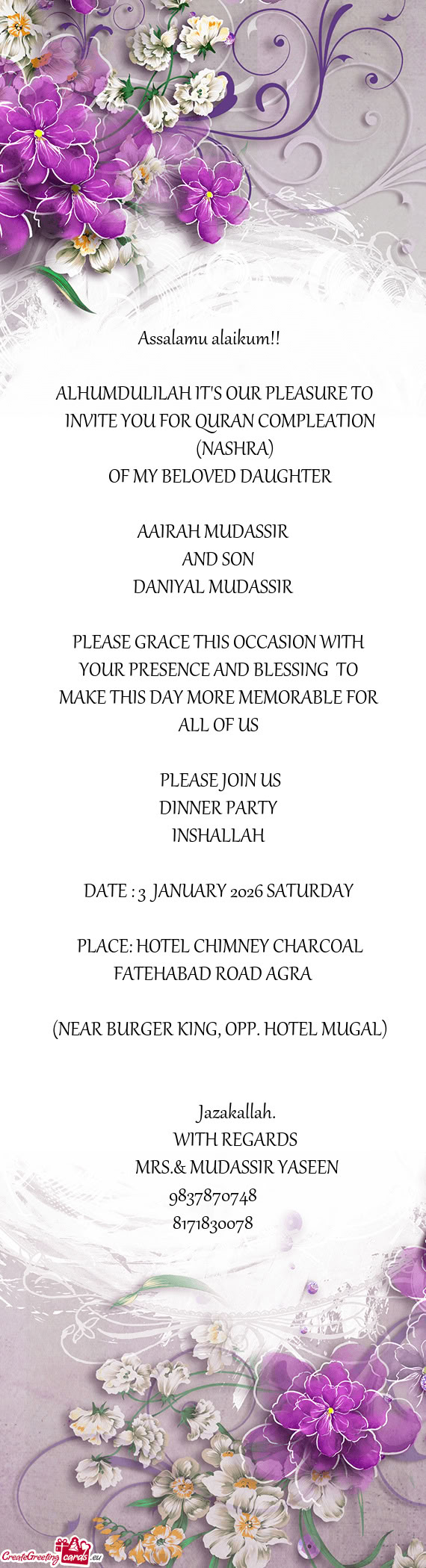 DATE : 3 JANUARY 2026 SATURDAY