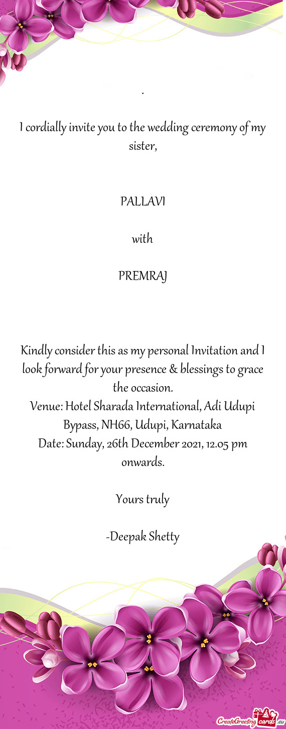 Date: Sunday, 26th December 2021, 12.05 pm onwards