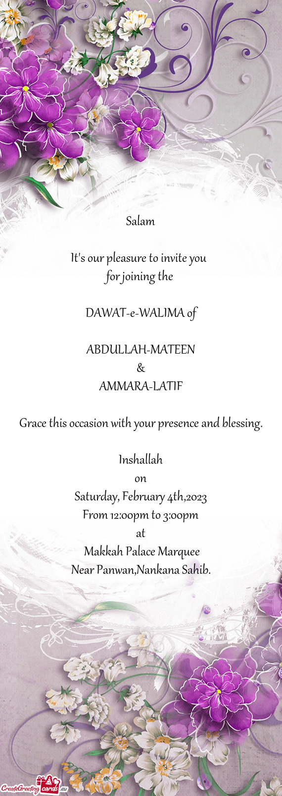 DAWAT-e-WALIMA of