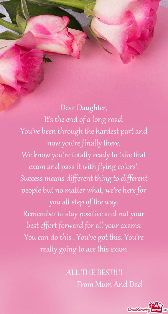 Dear Daughter