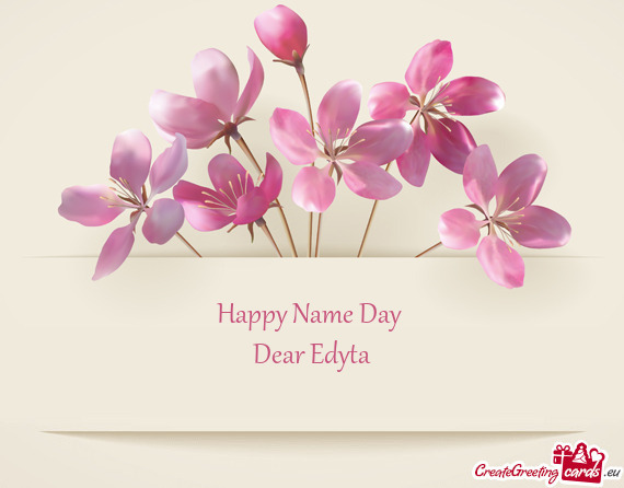 Dear Edyta