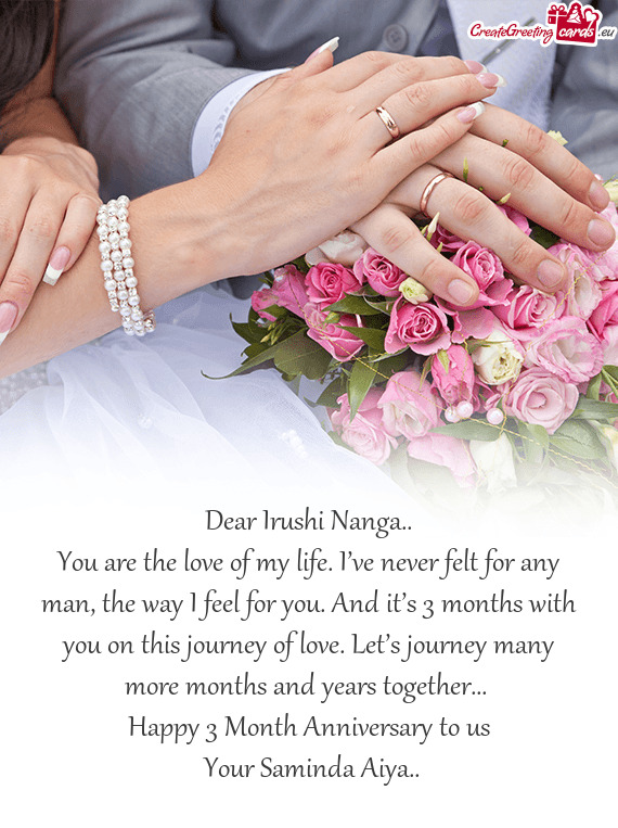 Dear Irushi Nanga