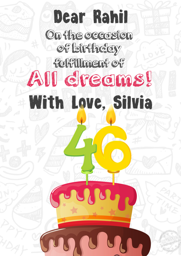 Dear Rahil With Love, Silvia 46