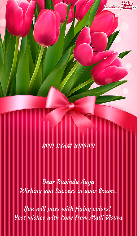 Dear Ravindu Ayya