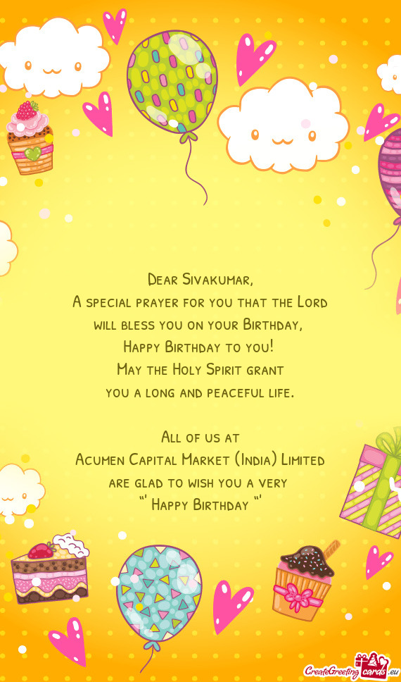 Dear Sivakumar