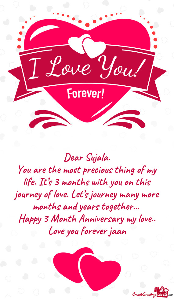 Dear Sujala