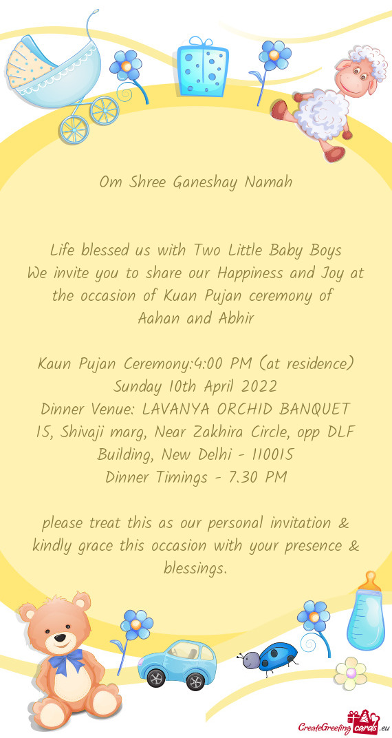 Dinner Venue: LAVANYA ORCHID BANQUET