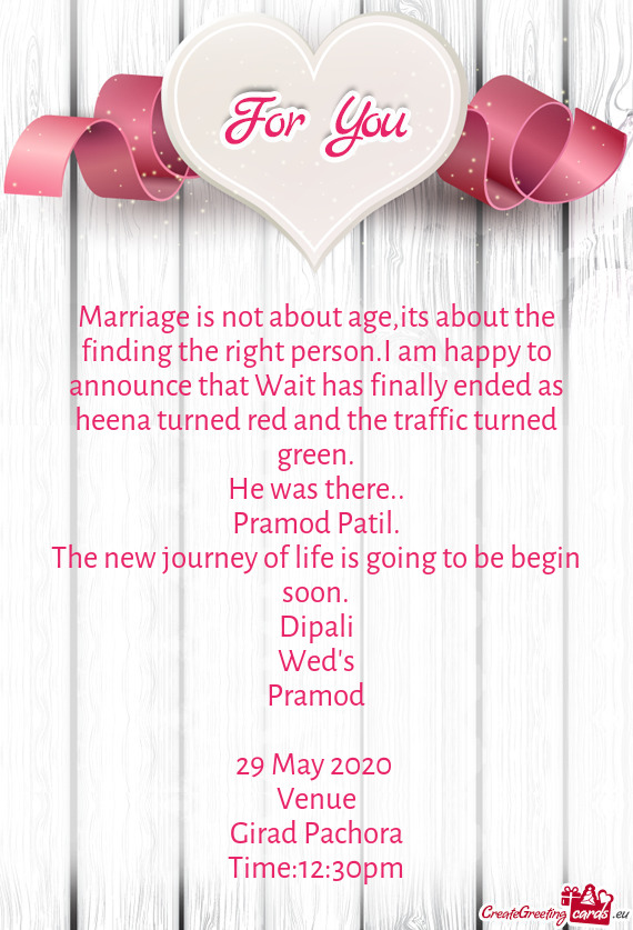 Dipali
 Wed