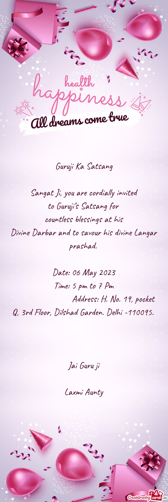 Divine Darbar and to savour his divine Langar prashad