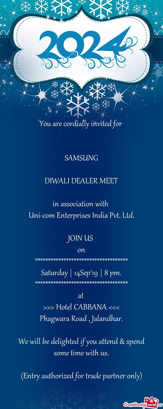 DIWALI DEALER MEET