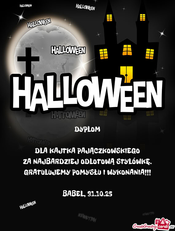 DLA KAJTKA PAJĄCZKOWSKIEGO