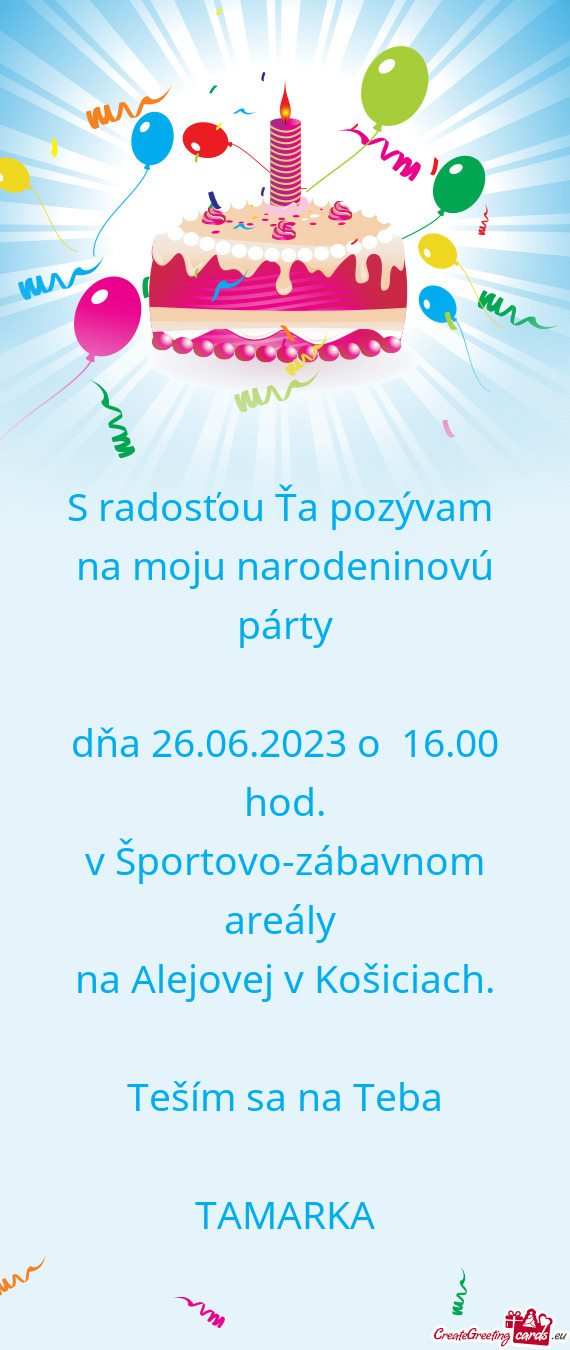 Dňa 26.06.2023 o 16.00 hod