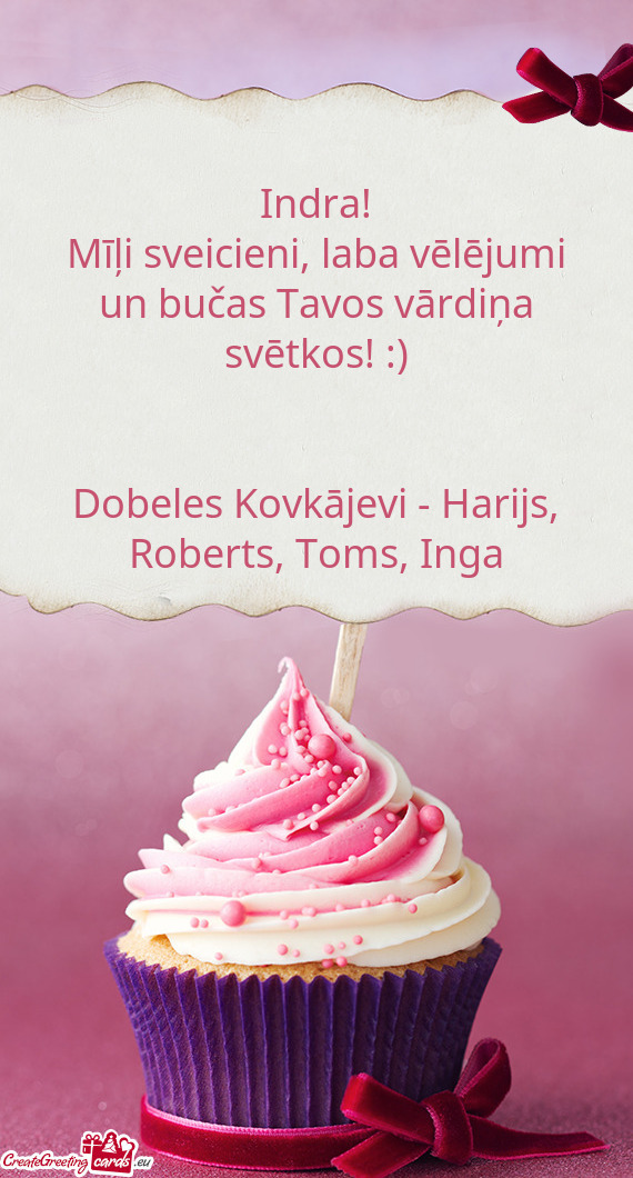 Dobeles Kovkājevi - Harijs, Roberts, Toms, Inga