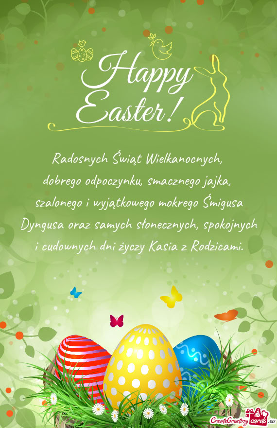 Dobrego odpoczynku, smacznego jajka