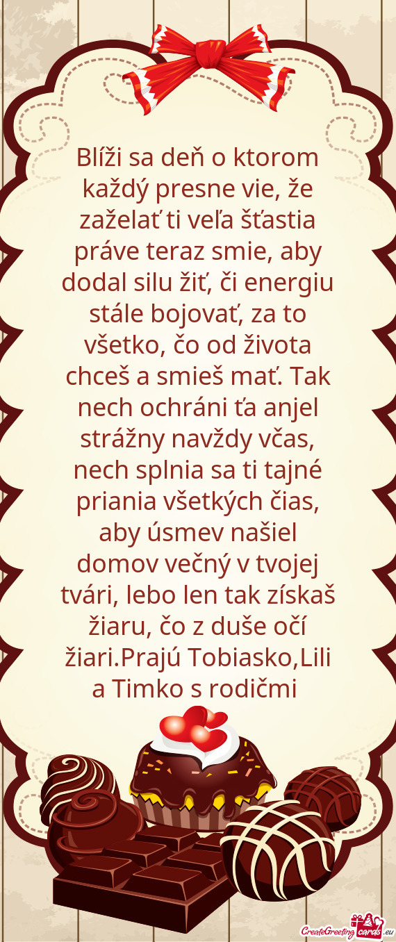 Dodal silu žiť, či energiu stále bojovať, za to všetko, čo od života chceš a smieš mať