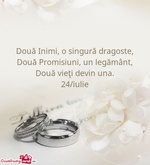 Două Promisiuni, un legământ