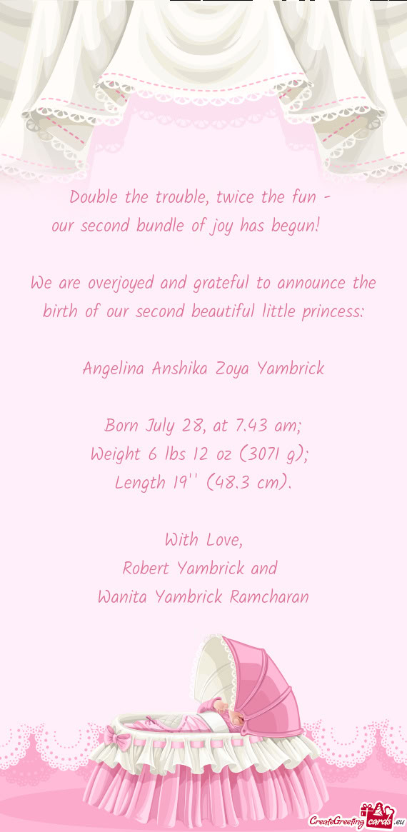 Double the trouble, twice the fun