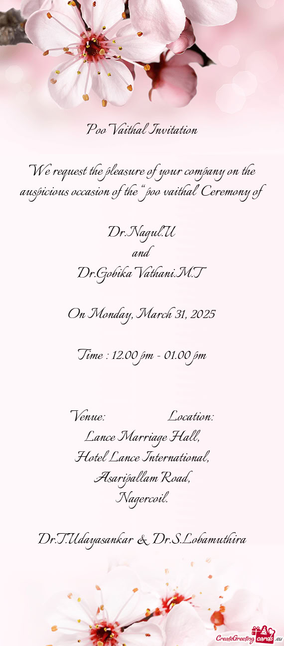 Dr.Gobika Vathani.M.T