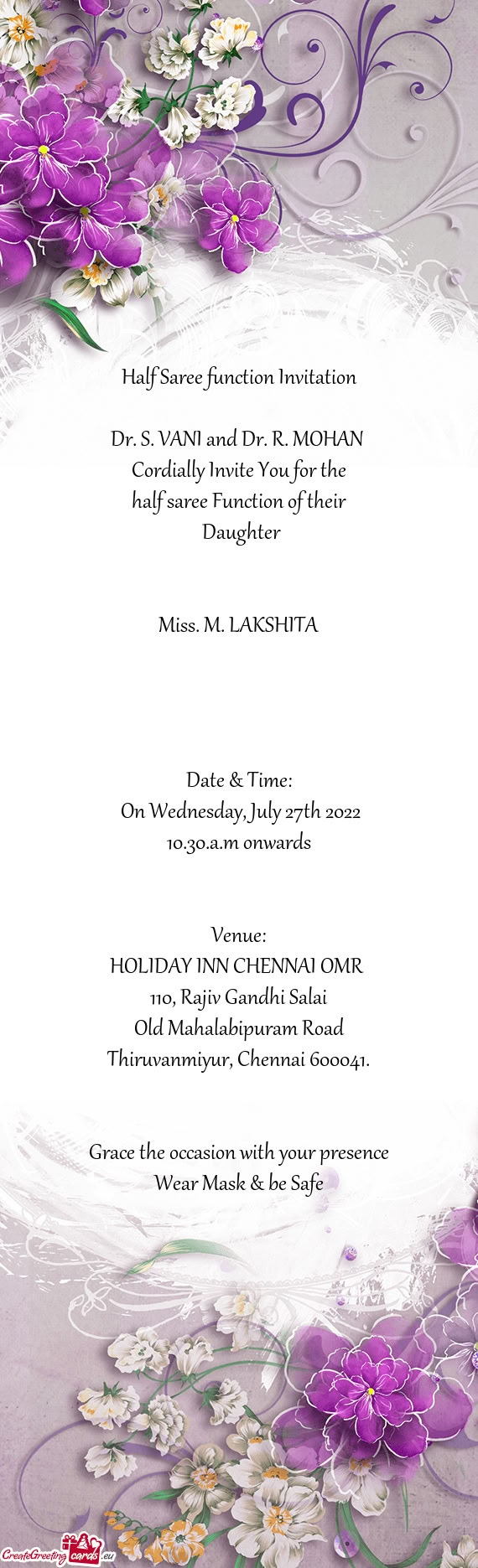 Dr. S. VANI and Dr. R. MOHAN