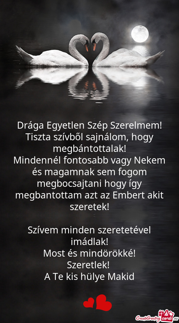 Drága Egyetlen Szép Szerelmem