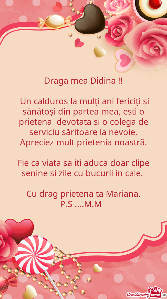 Draga mea Didina