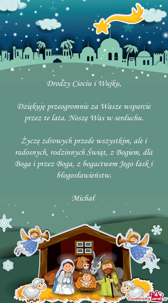 Drodzy Ciociu i Wujku