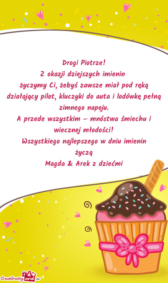 Drogi Piotrze