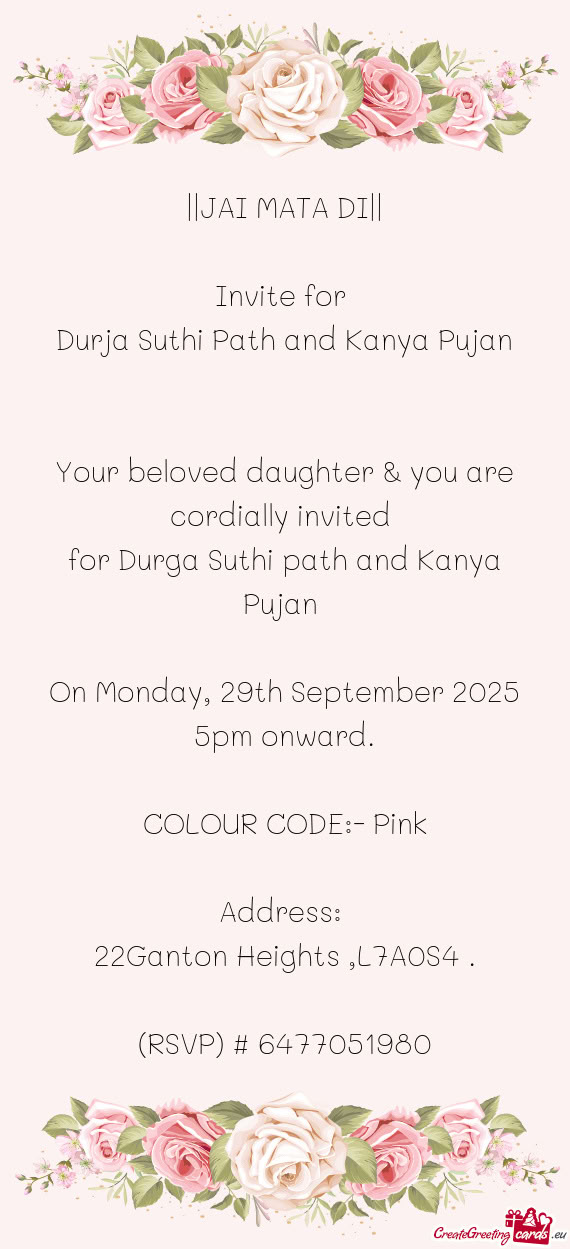 Durja Suthi Path and Kanya Pujan