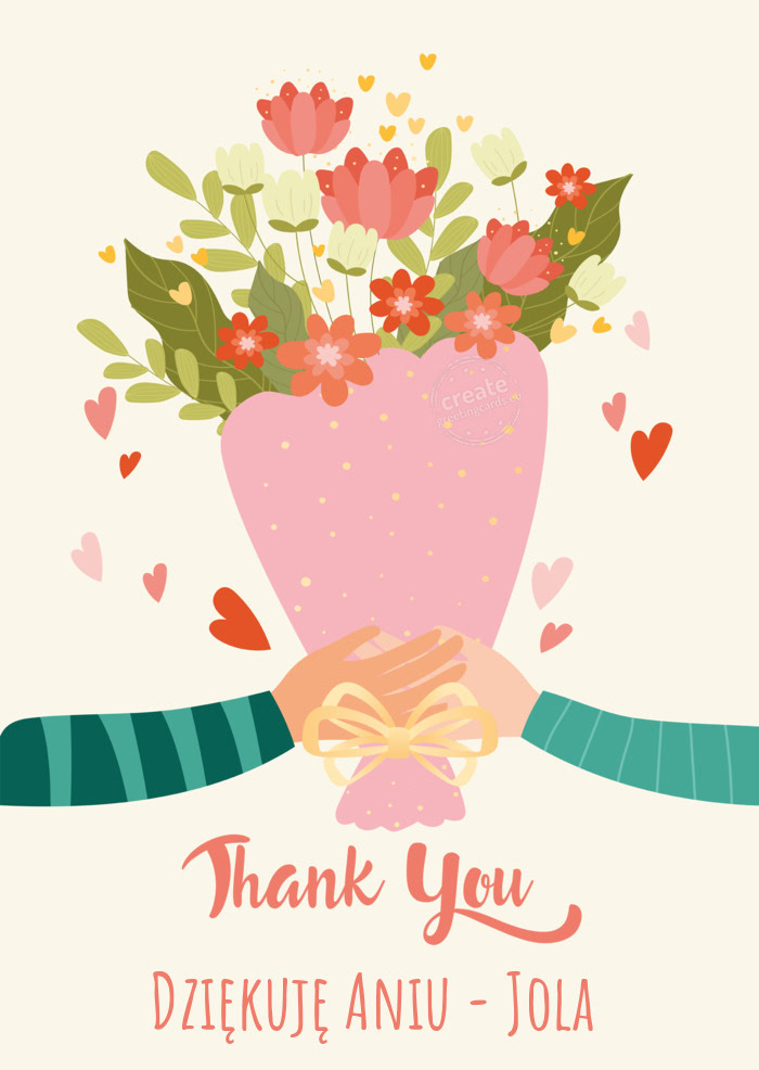 Dziękuję Aniu - Jola