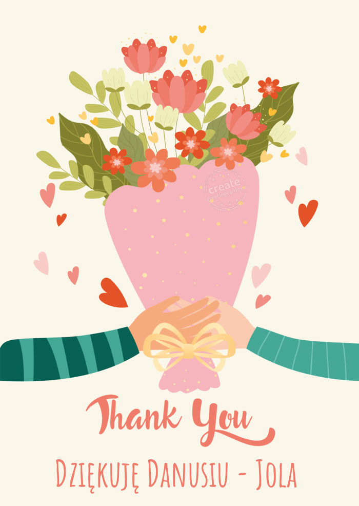 Dziękuję Danusiu - Jola