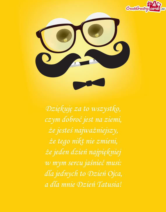 Dziękuję za to wszystko