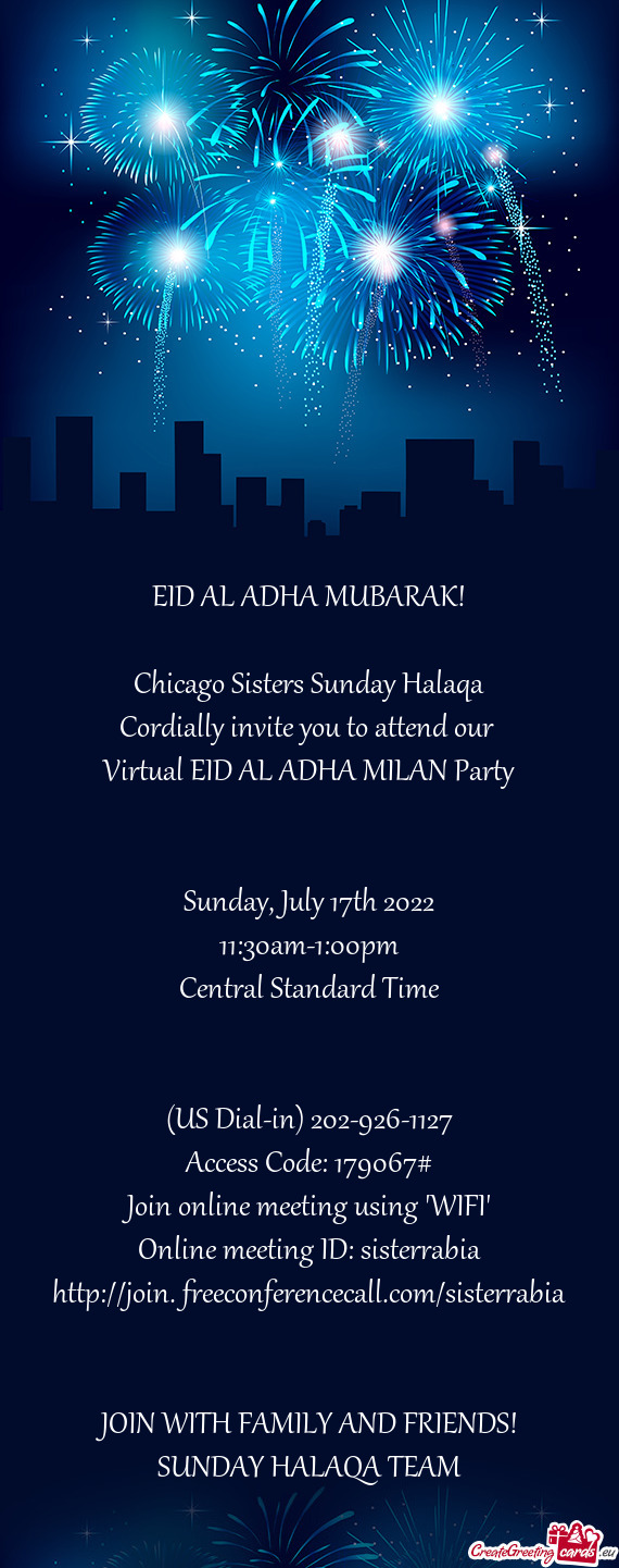 EID AL ADHA MUBARAK