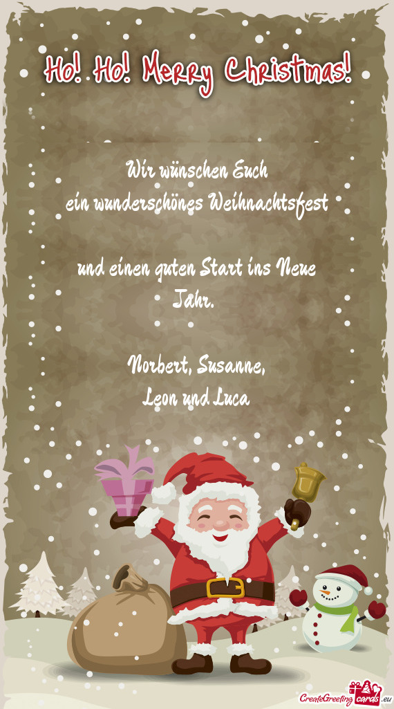 Ein wunderschönes Weihnachtsfest