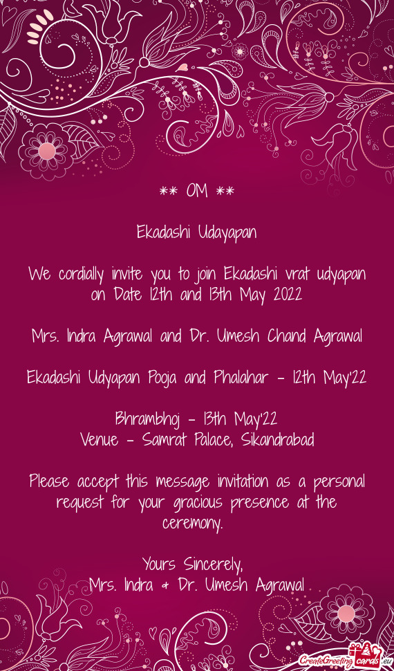 Ekadashi Udayapan