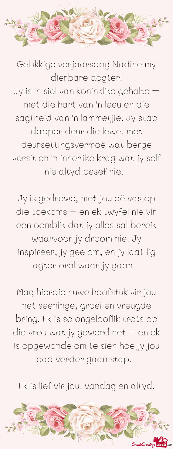 Elf nie altyd besef nie