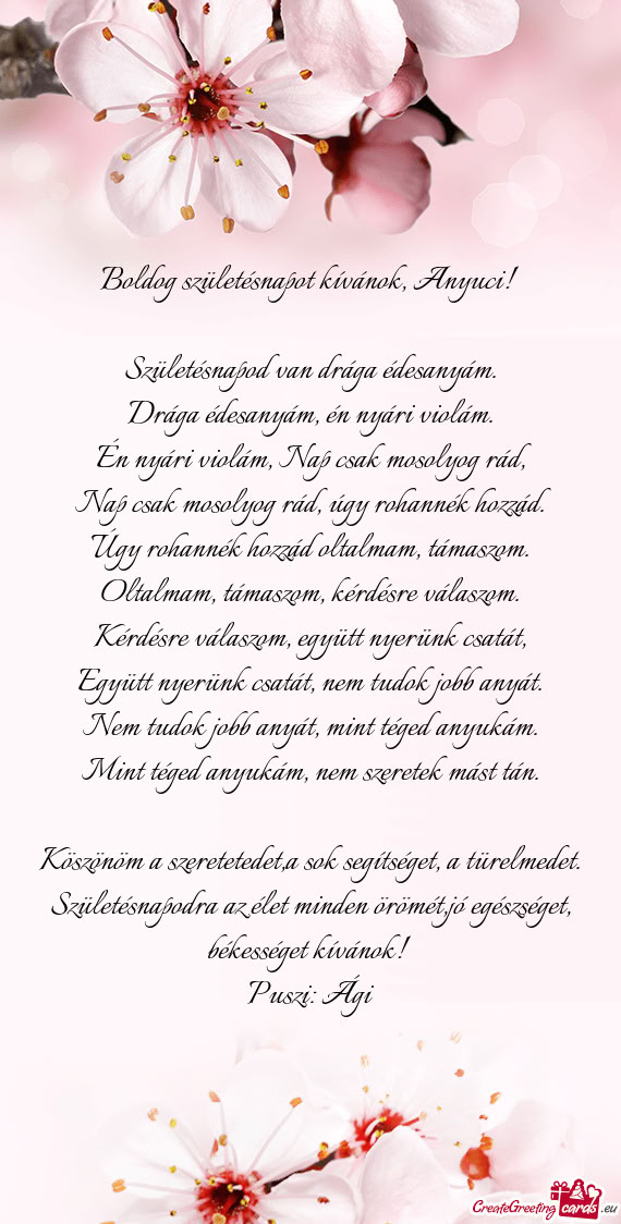 Én nyári violám, Nap csak mosolyog rád