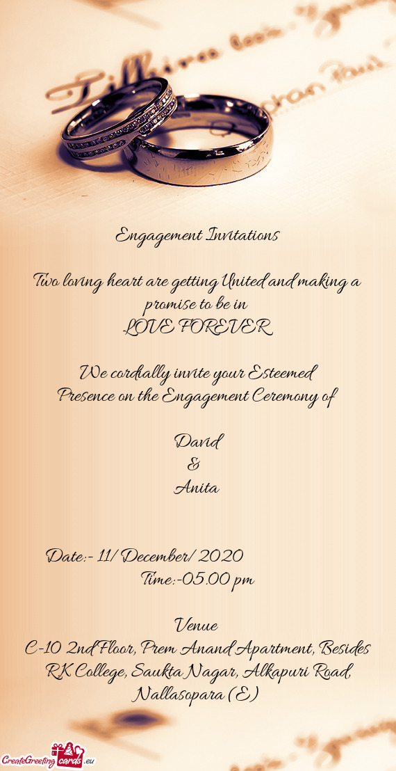 Engagement Invitations