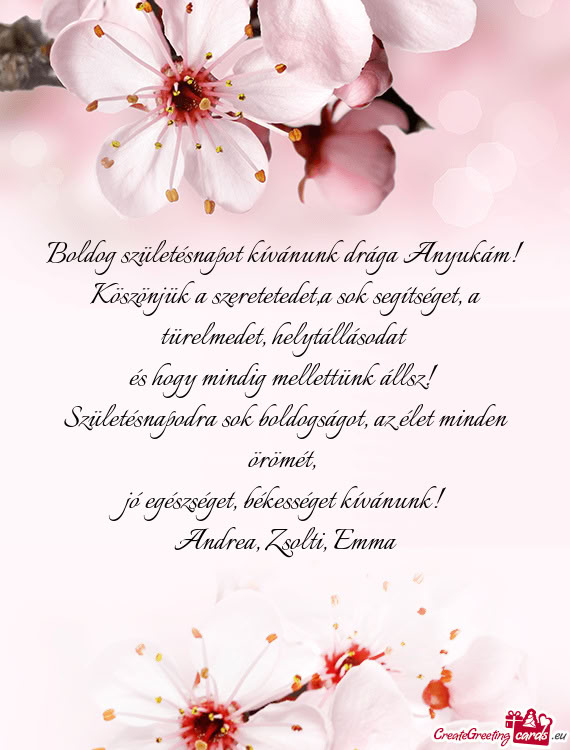 És hogy mindig mellettünk állsz