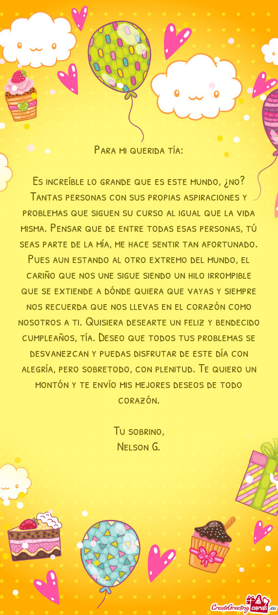 Es increíble lo grande que es este mundo, ¿no? Tantas personas con sus propias aspiraciones y prob