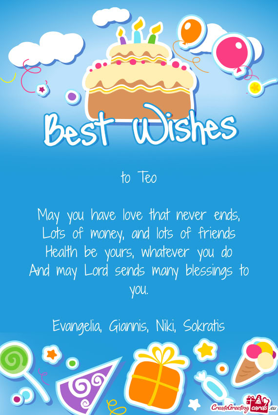 Evangelia, Giannis, Niki, Sokratis