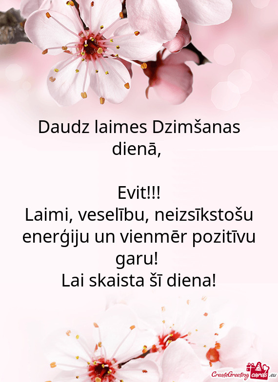 Evit!!! Laimi