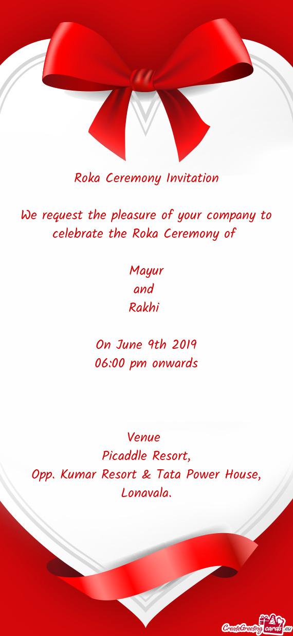 F 
 
 Mayur
 and 
 Rakhi 
 
 On June 9th 2019
 06