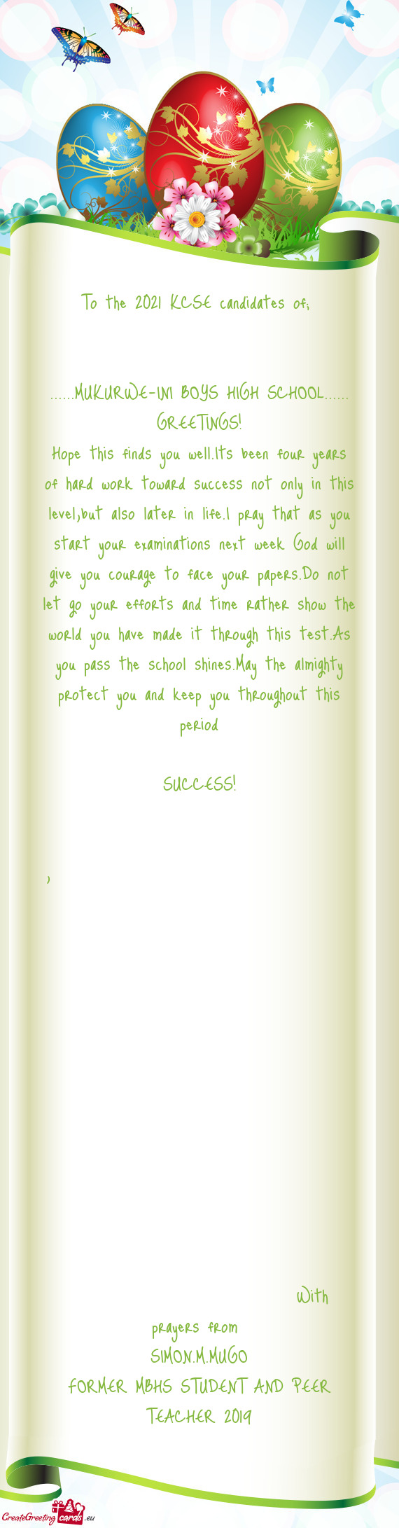 Face your papers.Do not let go your efforts and time rather show the world you have made it through