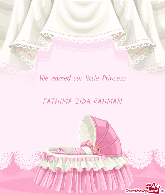 FATHIMA ZIDA RAHMAN